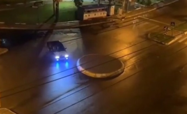 Şanlıurfa’da trafiği tehlikeye düşüren görüntü!
