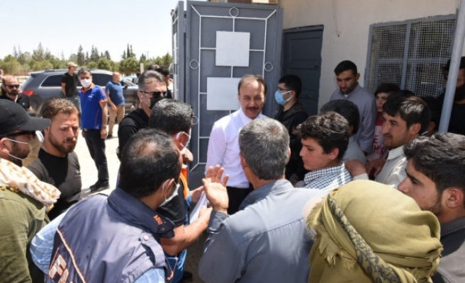 Vali Erin bölgedeki falliyetleri değerlendirdi