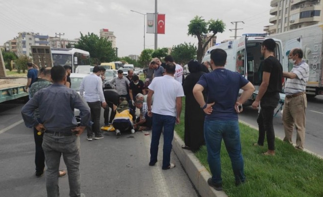 Şanlıurfa'da otomobil yayaya çarptı