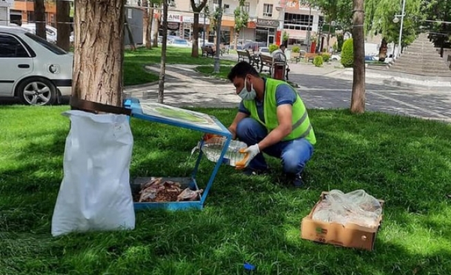 Siverek'te sokak dostları unutulmadı