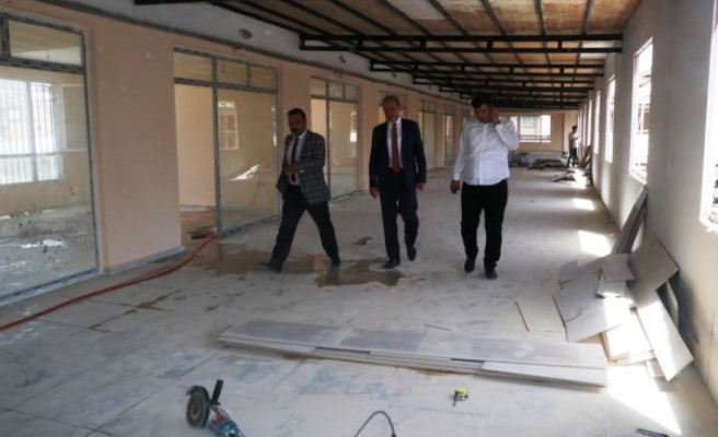 Akçakale’deki spor merkezinde sona gelindi