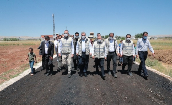 Beyazgül, Eyyübiye'de çalışmaları inceledi