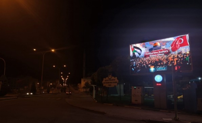 Haliliye'den Filistin'e anlamlı destek