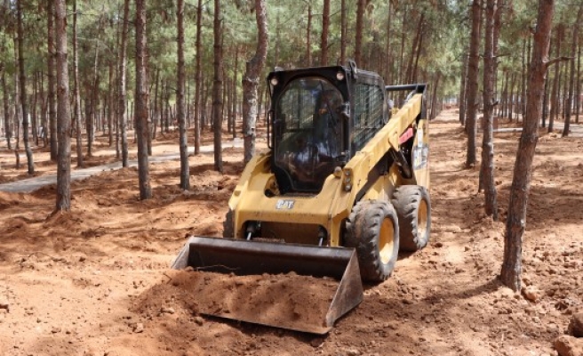 Akçakale'de mesire alanı çalışmaları