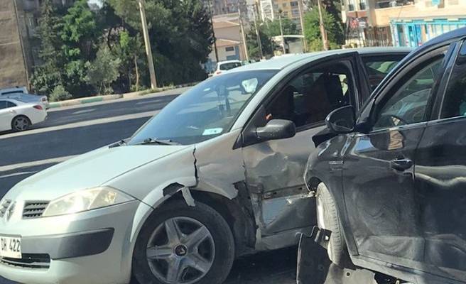 Haliliye’de maddi hasarlı kaza