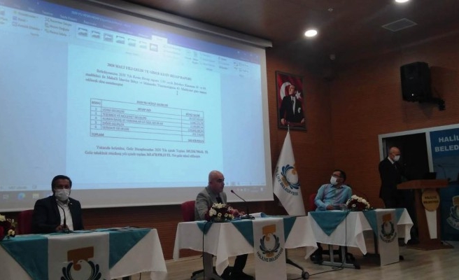 Haliliye Meclisi’nde 2020 hesap cetveli görüşüldü