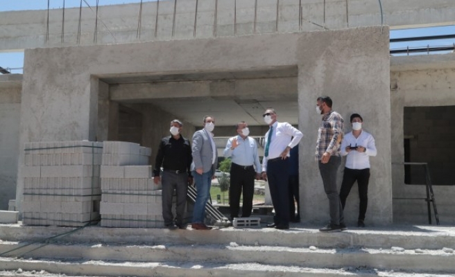 Yarı Olimpik Yüzme Havuzu’nda çalışmalar sürüyor