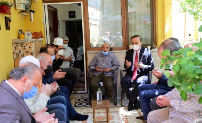 Vali Erin’den Kaymakam Ongu’nun ailesine taziye ziyareti