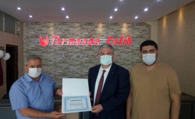 Şanlıurfa'da SGK'dan işverenlere teşekkür belgesi