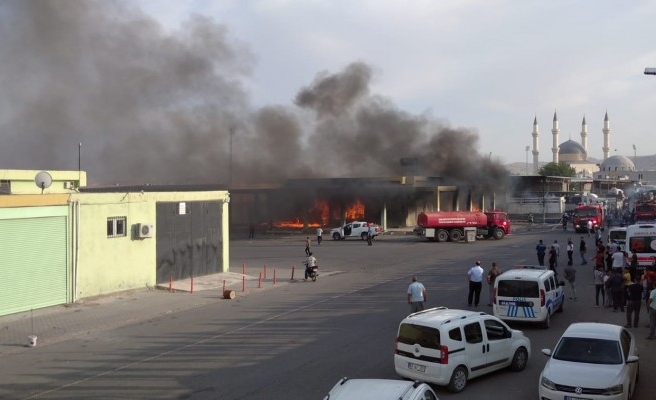 Şanlıurfa'da büyük yangın