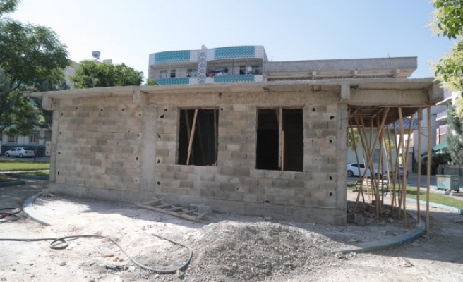 Eyyübiye'de Muhtar Evi çalışmaları sürüyor