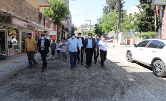 Canpolat, asfalt hazırlığını inceledi