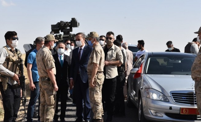 Vali Erin, kavganın yaşandığı bölgeye gitti