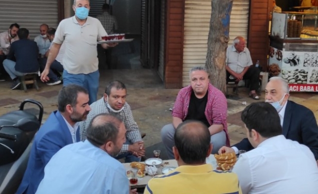 Fakıbaba esnafın sorunlarını dinledi