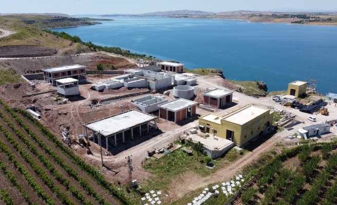 Hilvan İçme Suyu Arıtma Tesisi İkmal inşaatı sürüyor