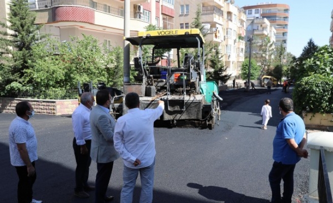 Haliliye'de yol yapım atağı