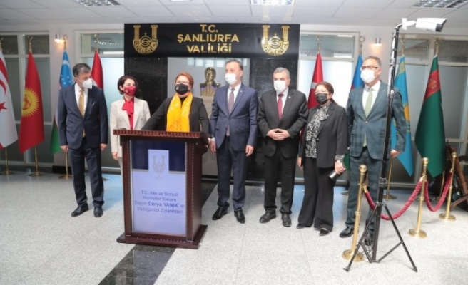 Bakan Yanık Şanlıurfa'da