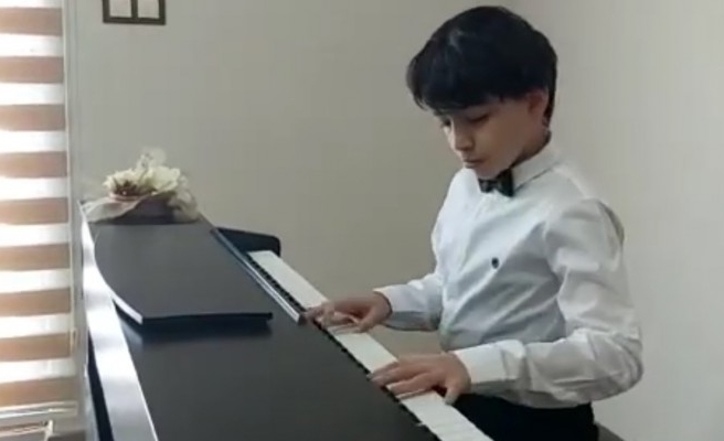 Şanlıurfalı küçük piyanist 1’inci oldu