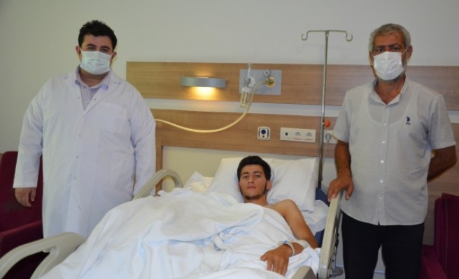 Mardinli genç, Şanlıurfa’da sağlığına kavuştu