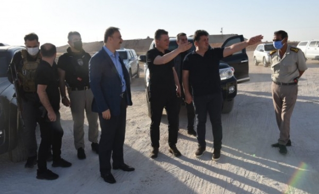 Vali Erin Telabyad'da spor tesisini inceledi