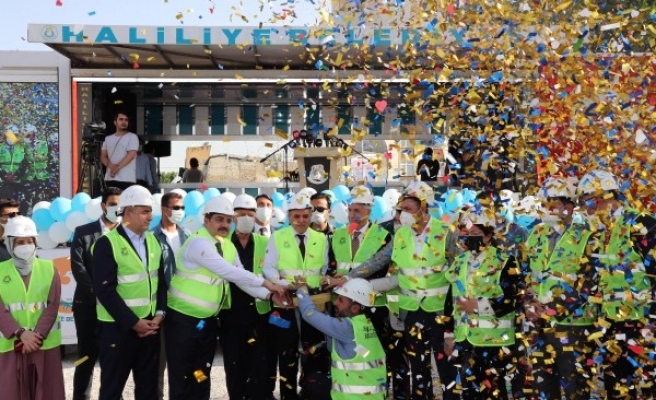 Haliliye'den toplu açılış ve temel atma töreni