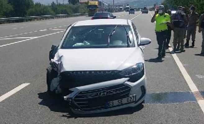 Polis memuru Malatya’da trafik kazası geçirdi