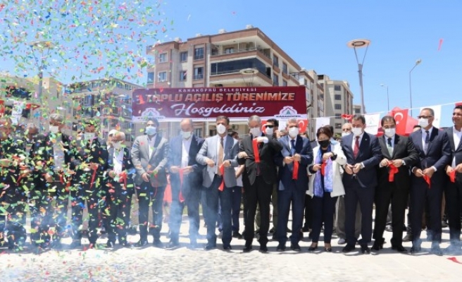 Karaköprü'de toplu açılış töreni