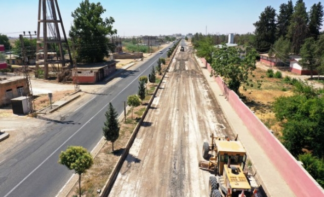 Akçakale Prestij Caddesi’nde yeni etap çalışması başladı