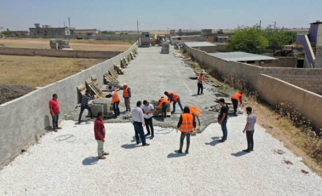 Akçakale’de bir mahalle daha beklediği hizmete kavuştu