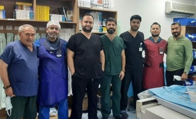 Şanlıurfa'da kalp deliği ameliyatsız kapatıldı!