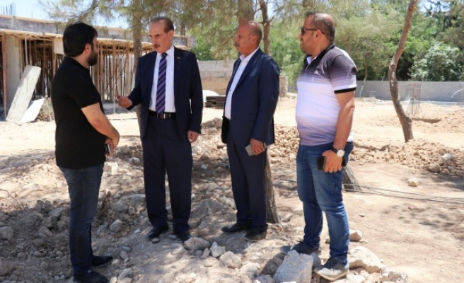 Yalçınkaya, okulun inşaat çalışmalarını denetledi