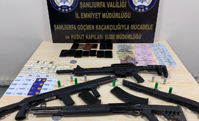 Şanlıurfa'da göçmen kaçakçılığı operasyonu!