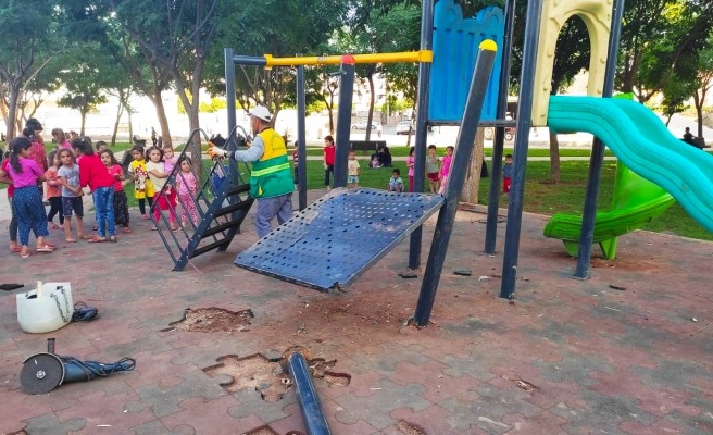 Siverek’te çocuk oyun gruplarına saldırı