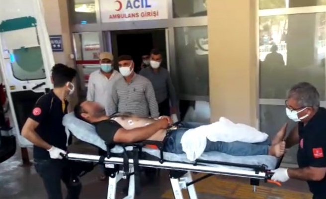 Elektrik tesisatı döşerken akıma kapıldı