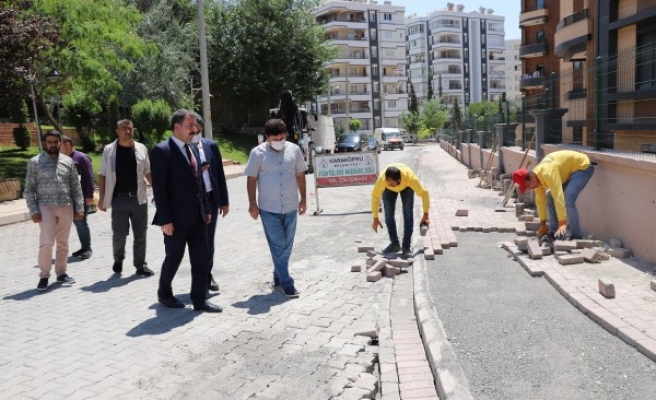 Baydilli, 4 mahallede devam eden çalışmaları denetledi