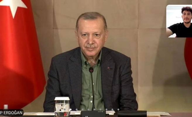 Şanlıurfalı sporcu ile Cumhurbaşkanı Erdoğan arasında samimi diyalog