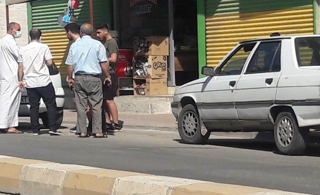 Sınava giderken  kaza yaptı