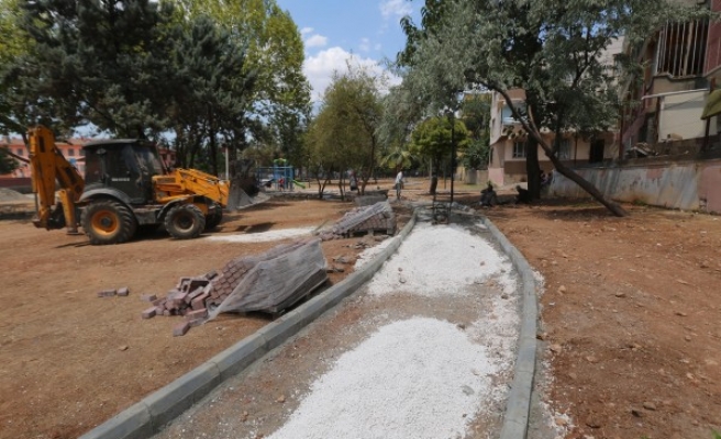Haliliye'de park çalışmaları sürüyor