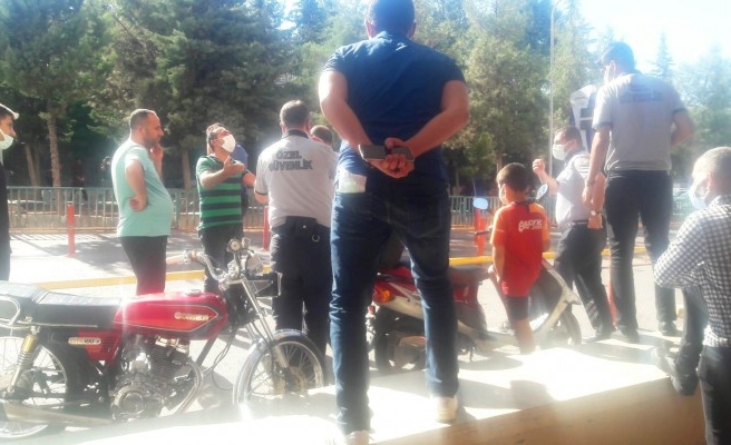 Vatandaş ile hemşire arasında gerginlik