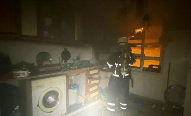 Haliliye'de ev yangını