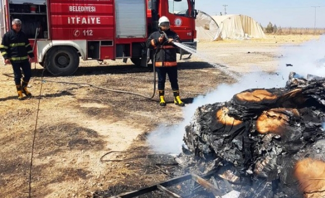 Çadırkent Kampı’nda yangın