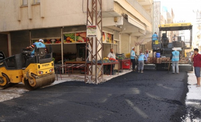 Devteyşti Mahallesi'nde asfalt çalışması başlatıldı