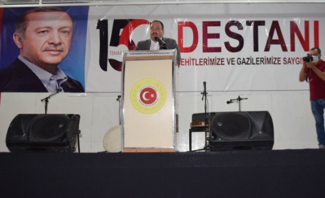 Ekinci’den 15 Temmuz mesajı