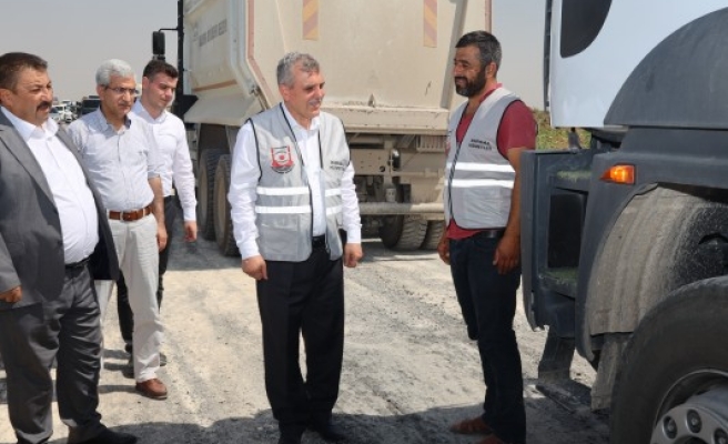 Beyazgül çalışmaları sahada takip ediyor