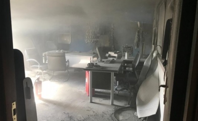Şanlıurfa'da iş yerinde yangın