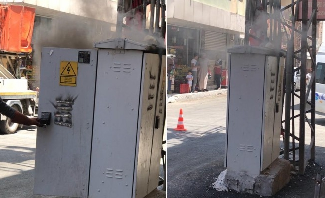 Haliliye’deki trafo alev aldı