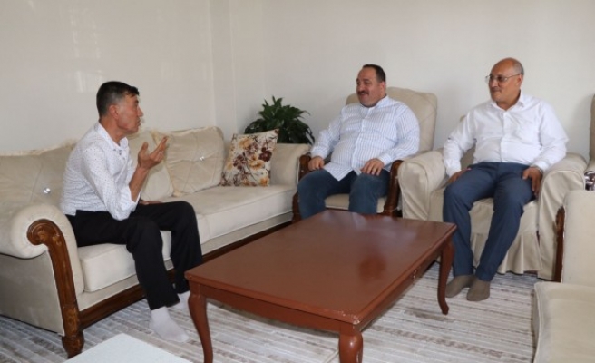 Ekinci, şehit ve gazi aileleri ile bayramlaştı