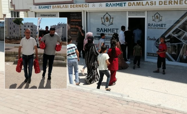 Şanlıurfa’da ihtiyaç sahibi ailelere et dağıtıldı