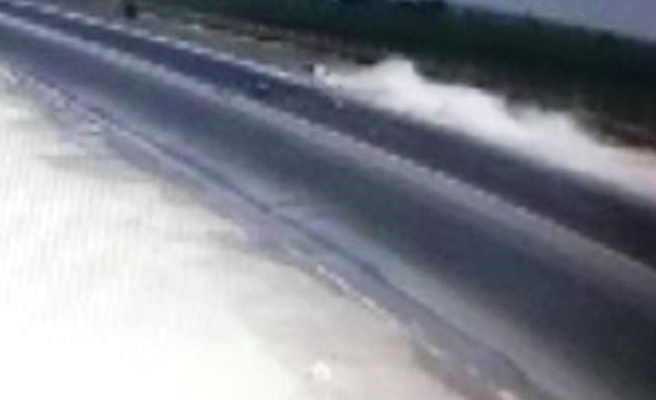 Şanlıurfa'daki feci kaza güvenlik kamerasına yansıdı