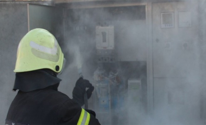 Haliliye'de elektrik panosunda çıkan yangın korkuttu